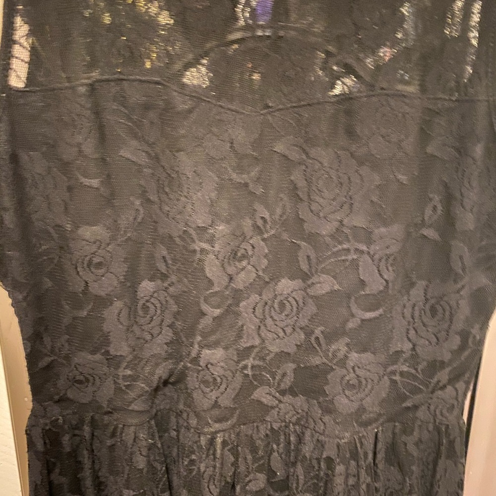 Hot Topic Black Lace Dress - Gem